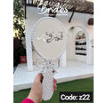 مرايه خشب واسم اكرليك مرايه