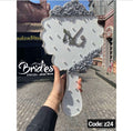 مرايه خشب مع احجار ريزن